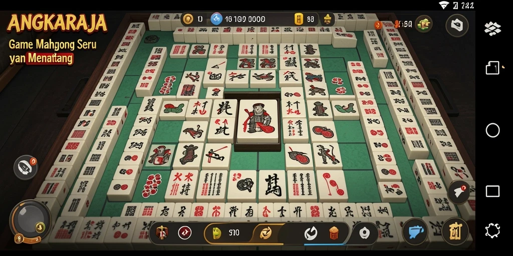 Tampilan gameplay ANGKARAJA yang penuh warna dan menarik.