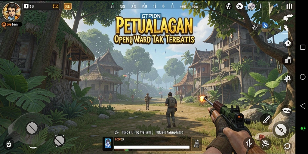 Gameplay seru di dunia Open World GTPIDN.