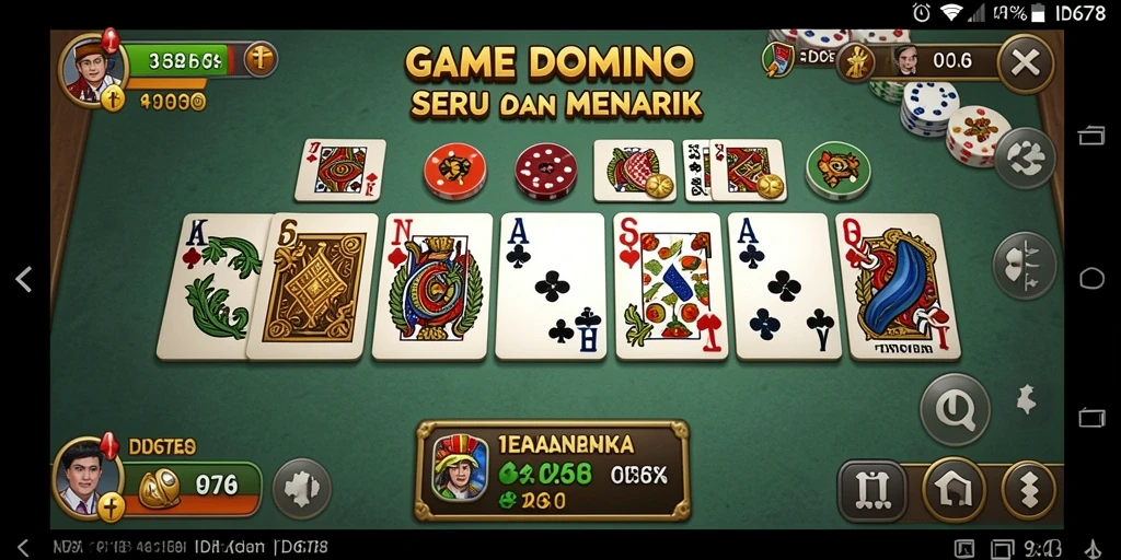 Tampilan gameplay Domino yang seru dan interaktif di ID678.