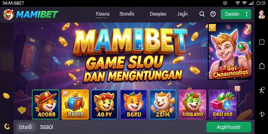 Tampilan gameplay slot yang memukau di MAMIBET.