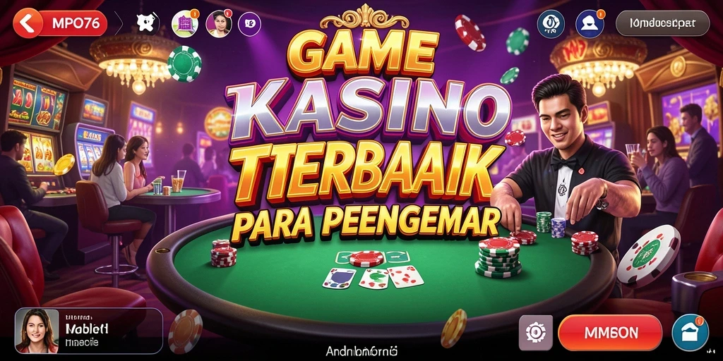 Screenshot gameplay MPO76 yang menampilkan aksi seru kasino.