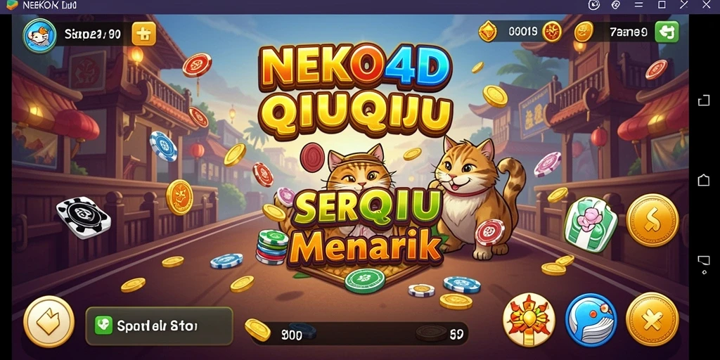 Tampilan gameplay QiuQiu yang menarik dan menyenangkan.