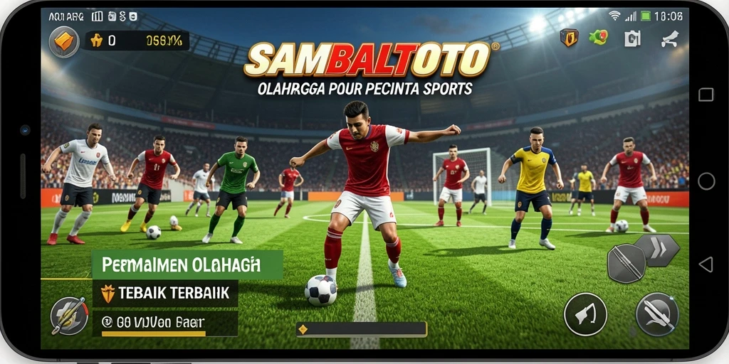 Screenshot SAMBALTOTO menampilkan gameplay seru olahraga.