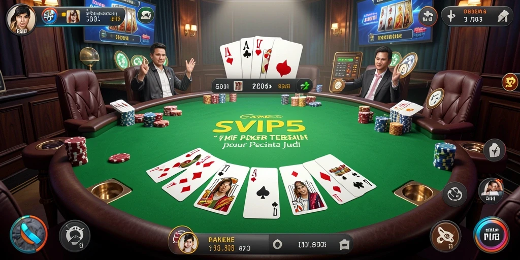 Gameplay seru dan interaktif dalam SVIP5 poker.